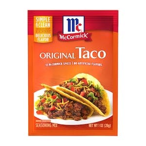 3 McCormick Taco Seasoning Mixes