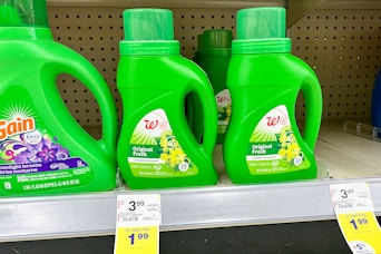 walgreens brand laundry detergent