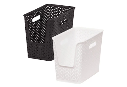 2 Brightroom Y-Weave Storage Baskets