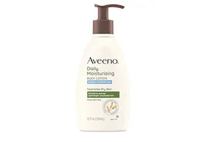 2 Aveeno Lotions