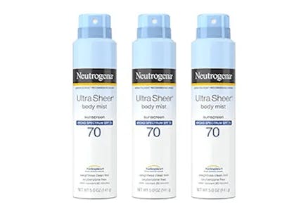 Neutrogena Sunscreen Spray 3-Pack
