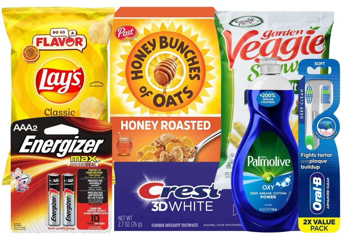 8 Grocery + 4 Household Items