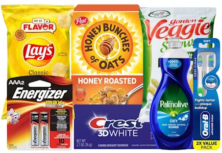 8 Grocery + 4 Household Items