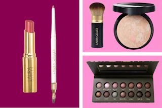 Laura Geller cosmetics: lips, foundation & eyeshadow