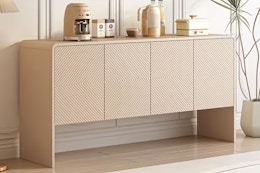 Sideboard Storage Cabinet, Now $145 at The Home Depot (Reg. $357) card image