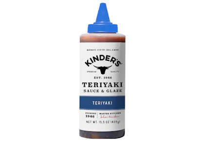 2 Kinder's Sauce Bottles