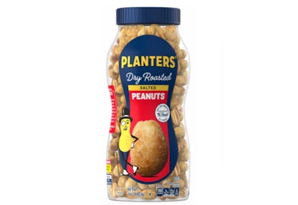 2 Planters Peanuts Jars