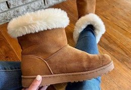 SO Women's Faux Fur Boots, Only $17.84 at Kohl's card image