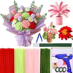Pipe Cleaner Flower Craft Kit
