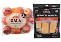 1 Apples + 1 H-E-B Cheese Items