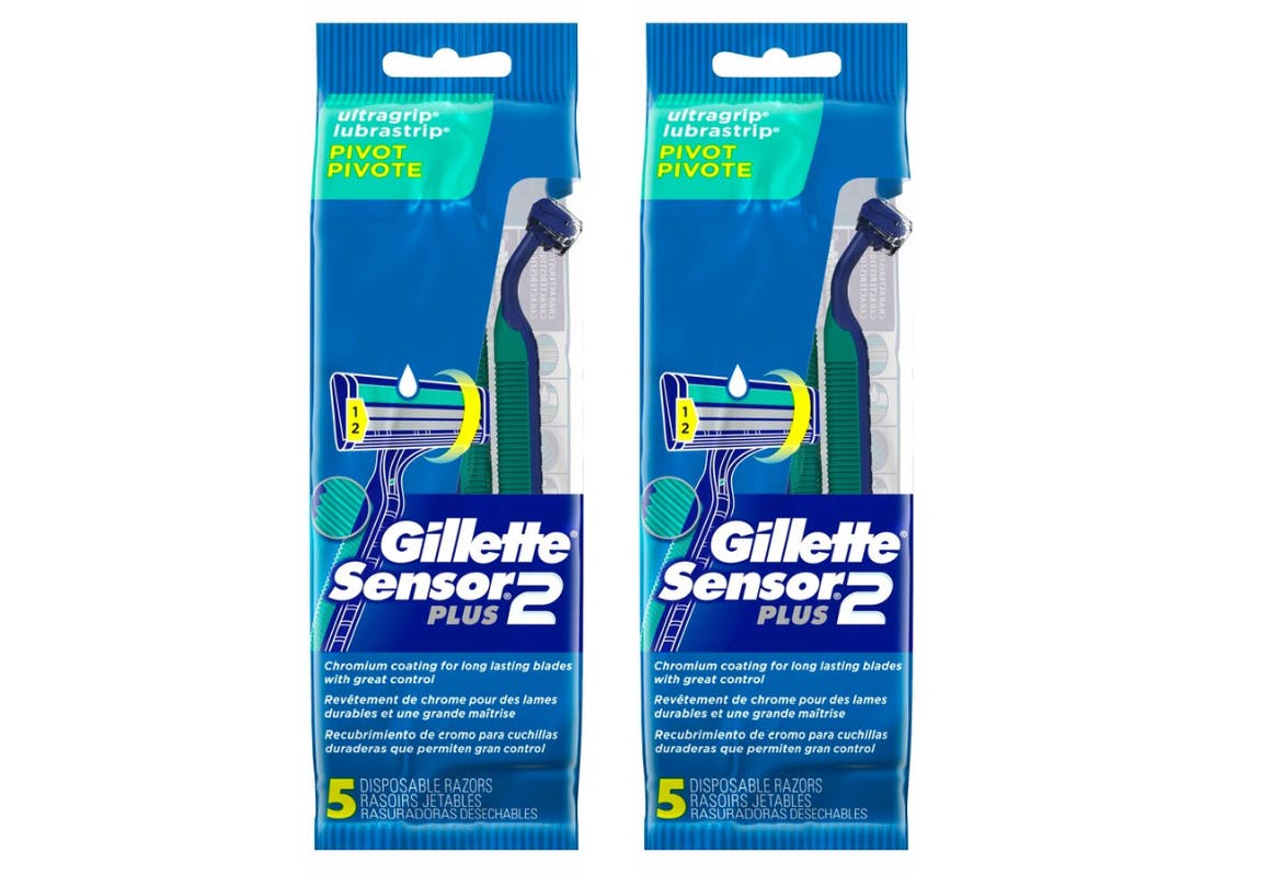 2 Gillette Razor Packs 