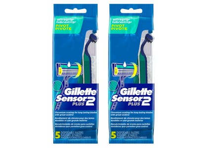 2 Gillette Razor Packs 