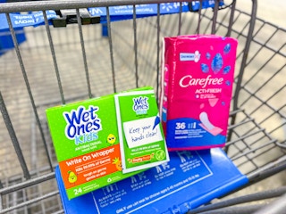 walmart carefree liners wet ones wipes 1685111938 1685111938