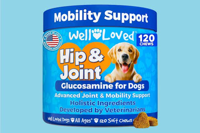 Hip and Joint 120-Count Dog Supplement, as Low as $16 on Amazon card image