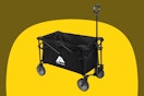 Stock image of the Ozark Trail Multi-Purpose Big Bucket Cart