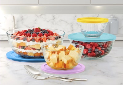 Pyrex Glass Mixing Bowl Set