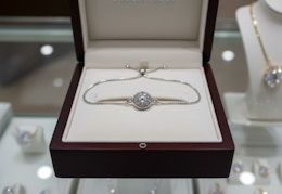 1-Carat Moissanite Bolo Bracelet
