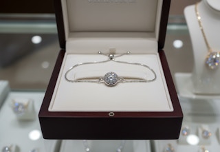 1-Carat Moissanite Bolo Bracelet