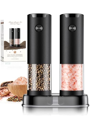 Electric Salt & Pepper Grinder Set