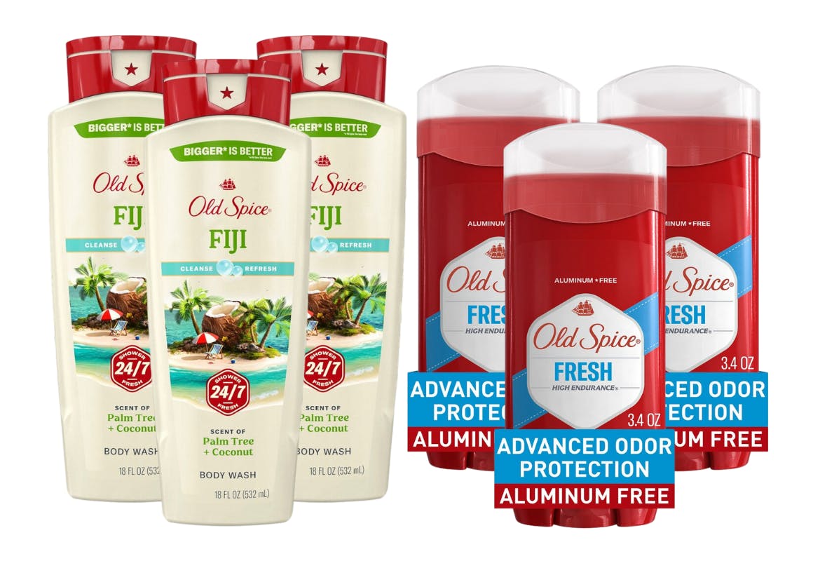 6 Old Spice Products
