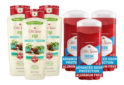 6 Old Spice Products