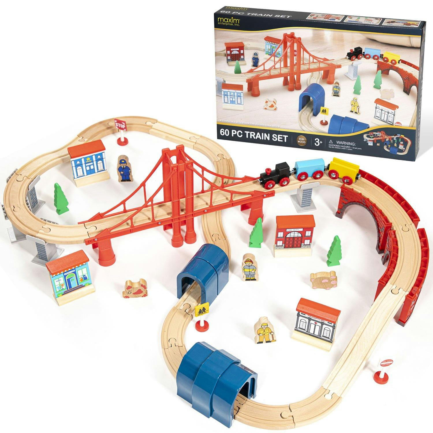 Wooden Train Set
