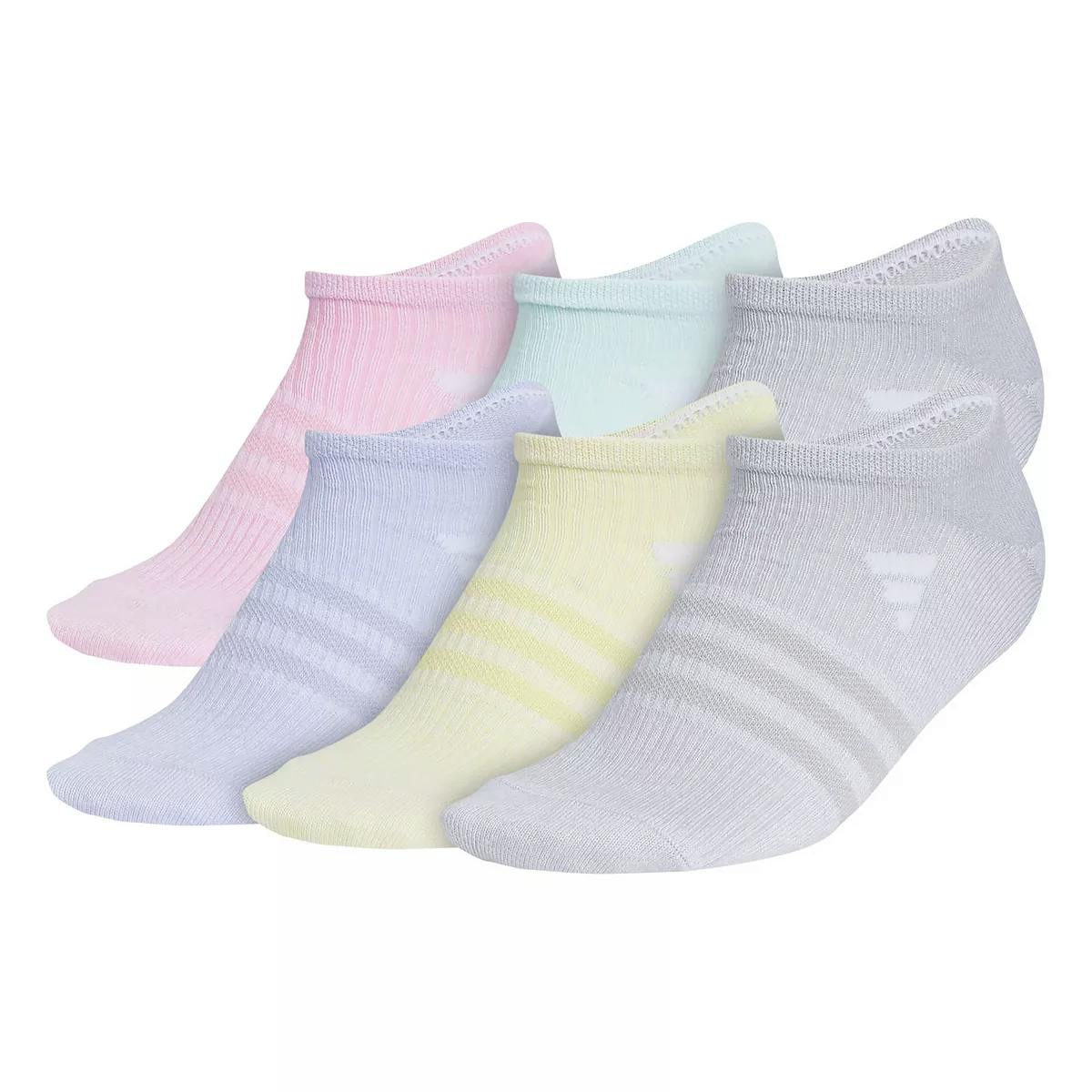adidas Kids No Show Socks 6-Pack