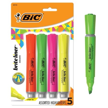 Bic Brite Liner XL Highlighters