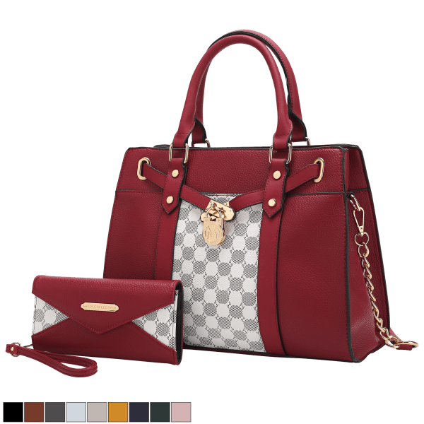 MKF Collection Satchel & Wallet Set