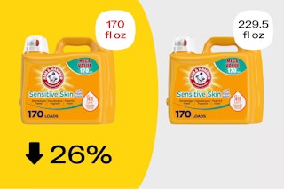 shrinkflation-arm-hammer-laundry-detergent-grocery-store-traps