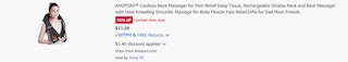Amazon Cordless Shiatsu Neck Massager 2026 2