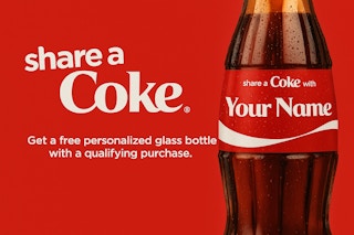 Walmart share a coke promo