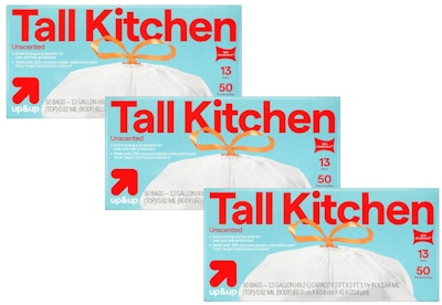 3 Up & Up Trash Bag Boxes