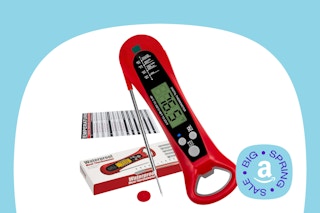 meat thermometer on template