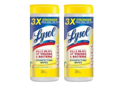 2 Lysol Containers