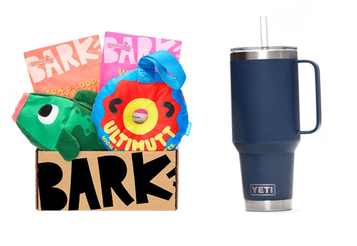 BarkBox Annual Subscription + Free Yeti Straw Rambler
