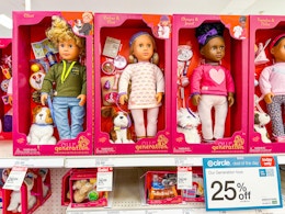 Our Generation Dolls, as Low as $16 at Target card image