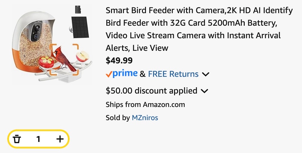 smart bird feeder