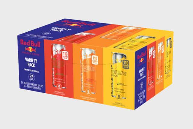 Red Bull Energy Drink Variety 24-Pack, as Low as $26.38 on Amazon card image
