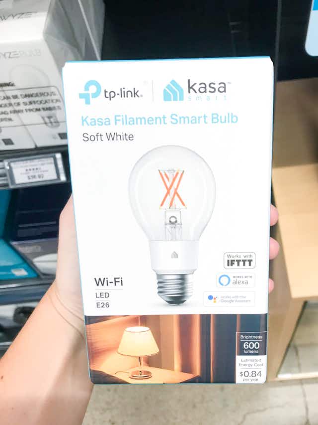 Kasa Smart Light Bulb Drops to $7.45 on Amazon card image