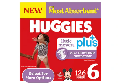 Huggies® Little Movers® Plus Diapers Box