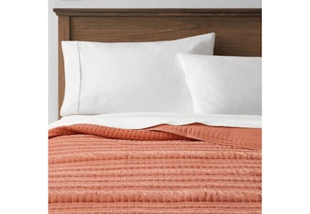 Threshold Velvet Quilt