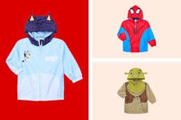 walmart character toddler windbreaker collage