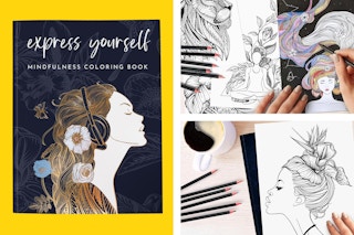Adult coloring book-amazon
