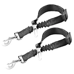 Elastic Nylon Dog Seat Belt 2-Pack