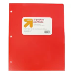 Up & Up 2-Pocket Plastic Folder