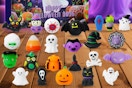 Halloween advent calendar filled with 2-inch latex mochi squishy toys