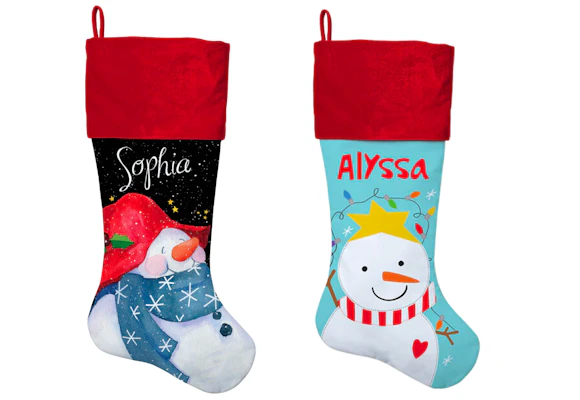 Personalized Snowmen Stockings