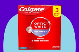 Colgate Optic White Advanced 3-Pack, Now Just $3.64 on Amazon (Reg. $15) card image