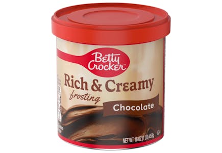 4 Betty Crocker Frostings